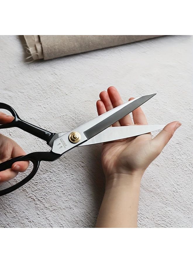 11 Inch White Blade Heavy Duty Professional Tailoring Scissors For Fabric Cutting - Image 1